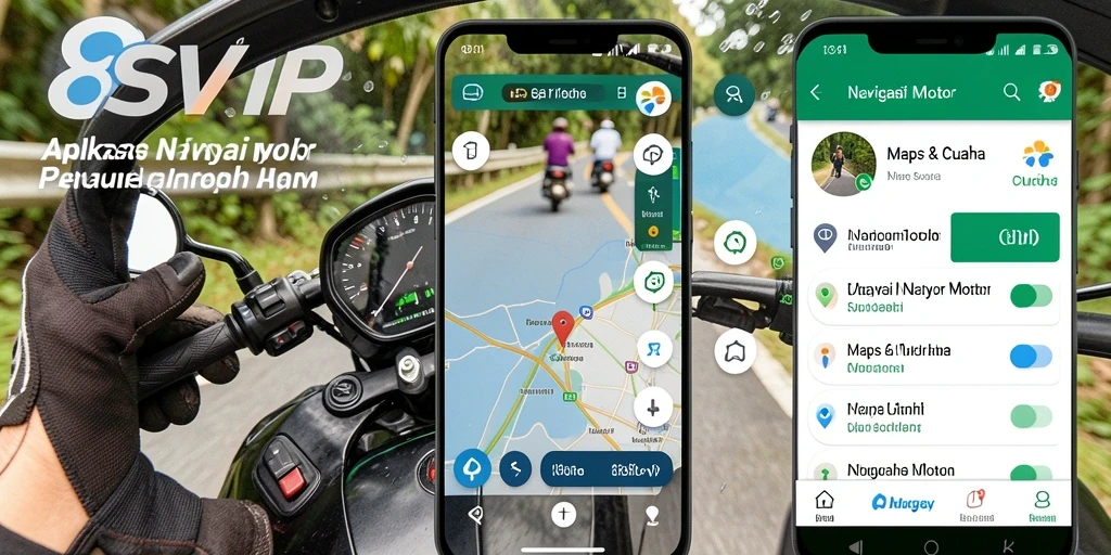 Tampilan antarmuka 8SVIP dengan fitur navigasi motor yang intuitif.