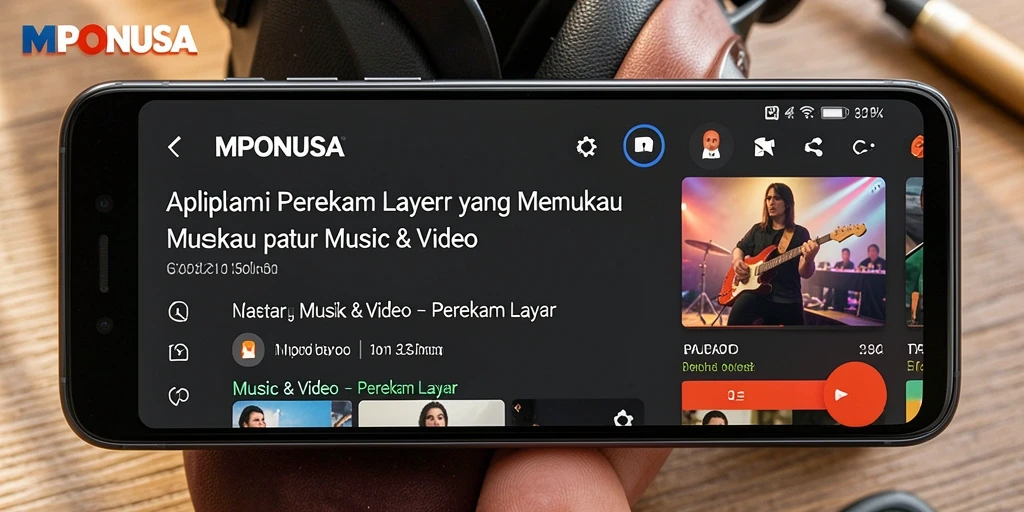 Tampilan antarmuka sederhana dan mudah digunakan dari MPONUSA.