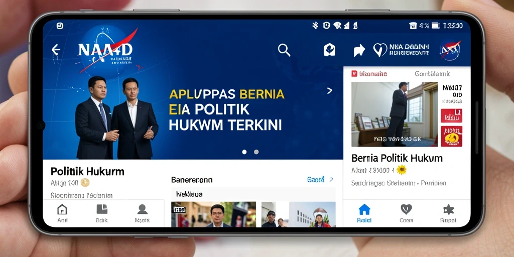 Tampilan antarmuka aplikasi NASA4D yang modern dan informatif.